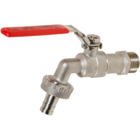 Robinet dublu serviciu, 1" x 1", otel inoxidabil, RTM Ricambi