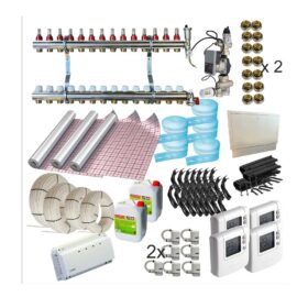 Kit încălzire în pardoseală 120 mp cu automatizare
