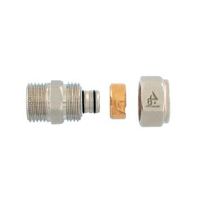 Racord drept multistrat fix masculin RTM, diametru 1/2" x 20 x 2.0