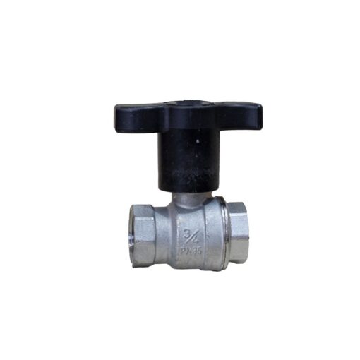 Robinet RTM sfera trecere totala cu fluture inaltat 3/4" F.F.