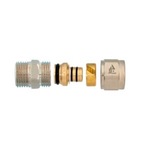 Racord drept multistrat masculin demontabil RTM, diametru 1" x 32 x 3.0