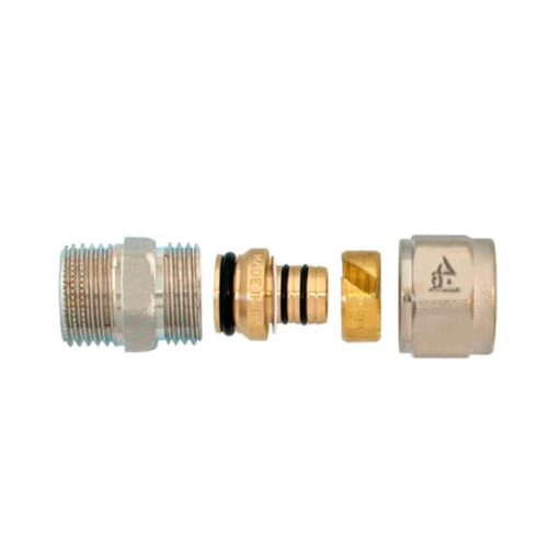 Racord drept multistrat masculin demontabil RTM, diametru 1" x 32 x 3.0
