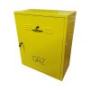 Cutie contor gaz galbena RTM, din tabla, 400 x 500 x 250 mm