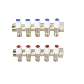 Distribuitor colector tur-retur 5 cai 3/4" X 1/2"