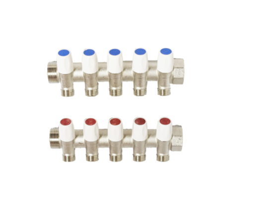 Distribuitor colector tur-retur 5 cai 1" X 1/2"