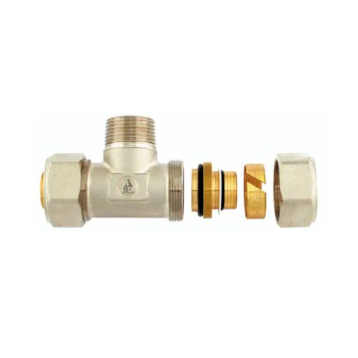 Teu multistrat masculin demontabil RTM, diametru 18 x 18 x 2.0 x 1/2"