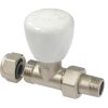 Robinet calorifer tur drept Fornara, cu conector pentru teava de cupru, 1/2", alama
