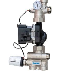 Grup amestec pardoseala Emmeti cu pompa Grundfos 25/70 UPM3 Hybrid