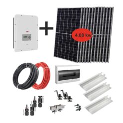 Kit panouri fotovoltaice 4 kw on grid monofazat