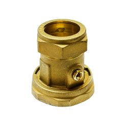 Alternative view of Racord pompă cu robinet de izolare 1" 1/2 , conector cupru D28, alamă, RTM Ricambi