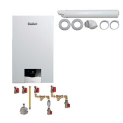 Pachet centrala termica in condensatie VAILLANT ecoTEC plus VUW 36 CS/1-5 - 33.3 kW Incalzire - 35.5 kW ACM si kit montaj complet RTM