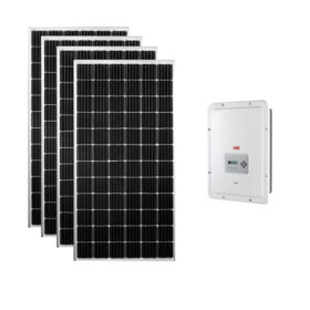 Pachet fotovoltaic 5kW cu panouri PERC monocristaline Sunerg si invertor monofazat ABB