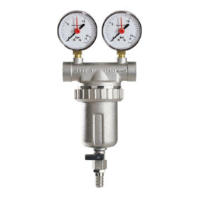 Filtru cu purjare RTM 2 " FF, cu cartus filtrant de 400 microni, cu manometre incluse