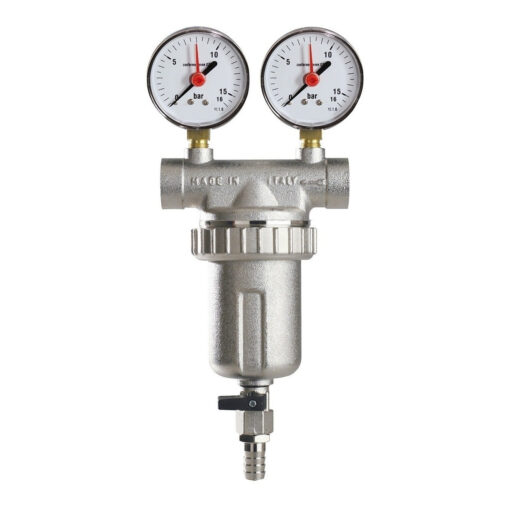 Filtru cu purjare RTM 2 " FF, cu cartus filtrant de 400 microni, cu manometre incluse