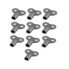 Set 10 cheite metalice pentru aerisire calorifere