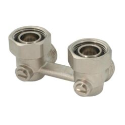 Alternative view of Robinet dublu pentru calorifer, tip H, coltar, 3/4" MF, RTM